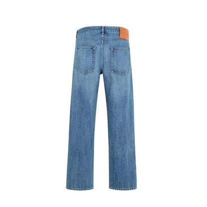 Jean droit en coton bleu Jil Sander