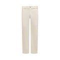 Jil Sander White Cotton Jeans Denim