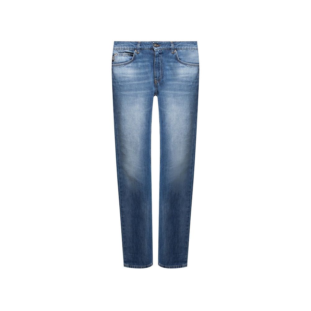 Jeans en jean de coton bleu Versace