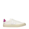 Veja White Leather Low Top Sneakers