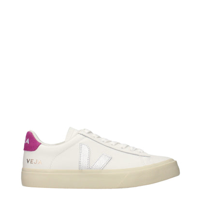 Baskets basses en cuir blanc Veja