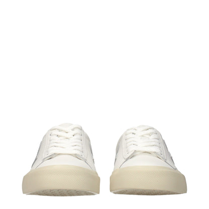 Baskets basses en cuir blanc Veja