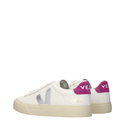 Baskets basses en cuir blanc Veja