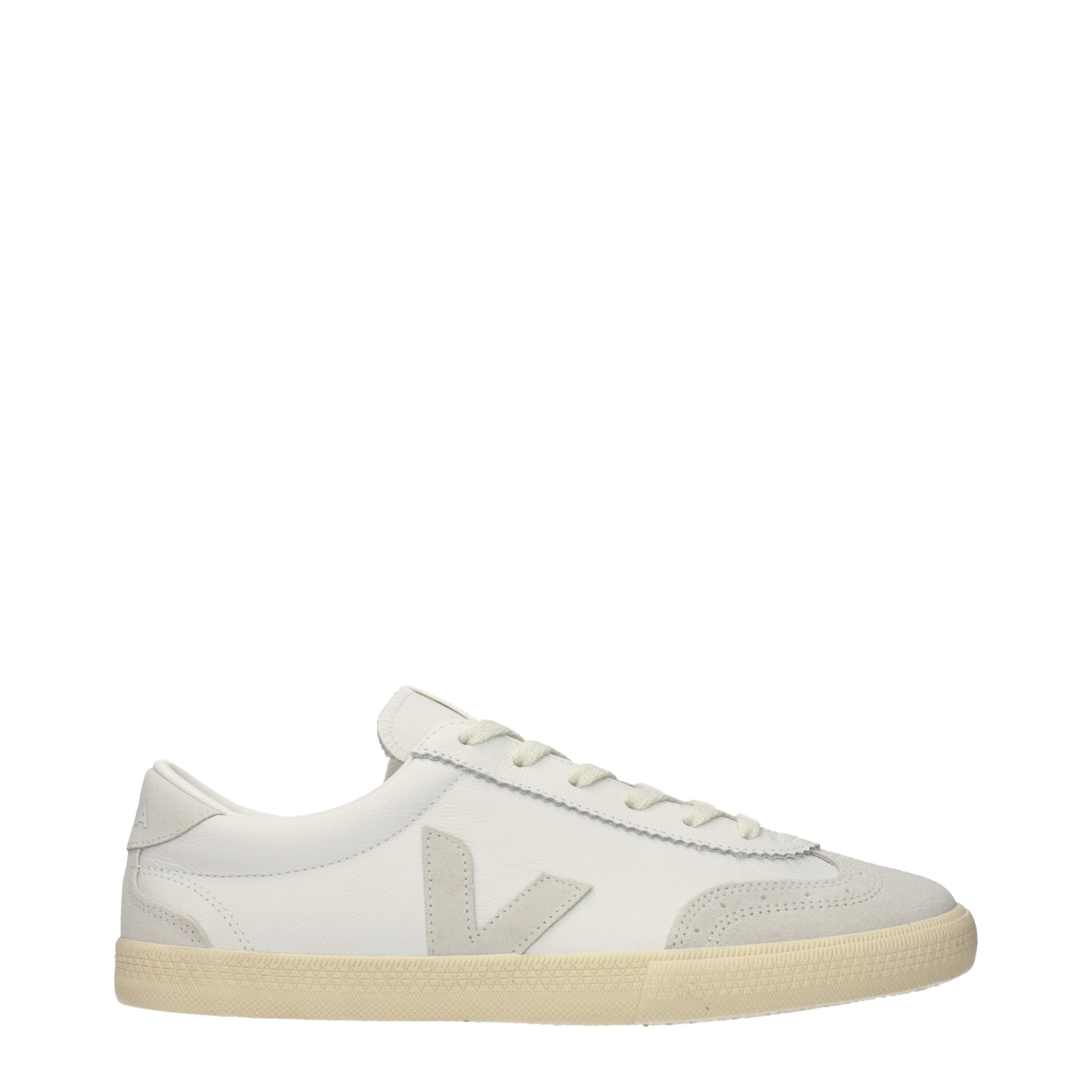 Veja White Leather Sneakers