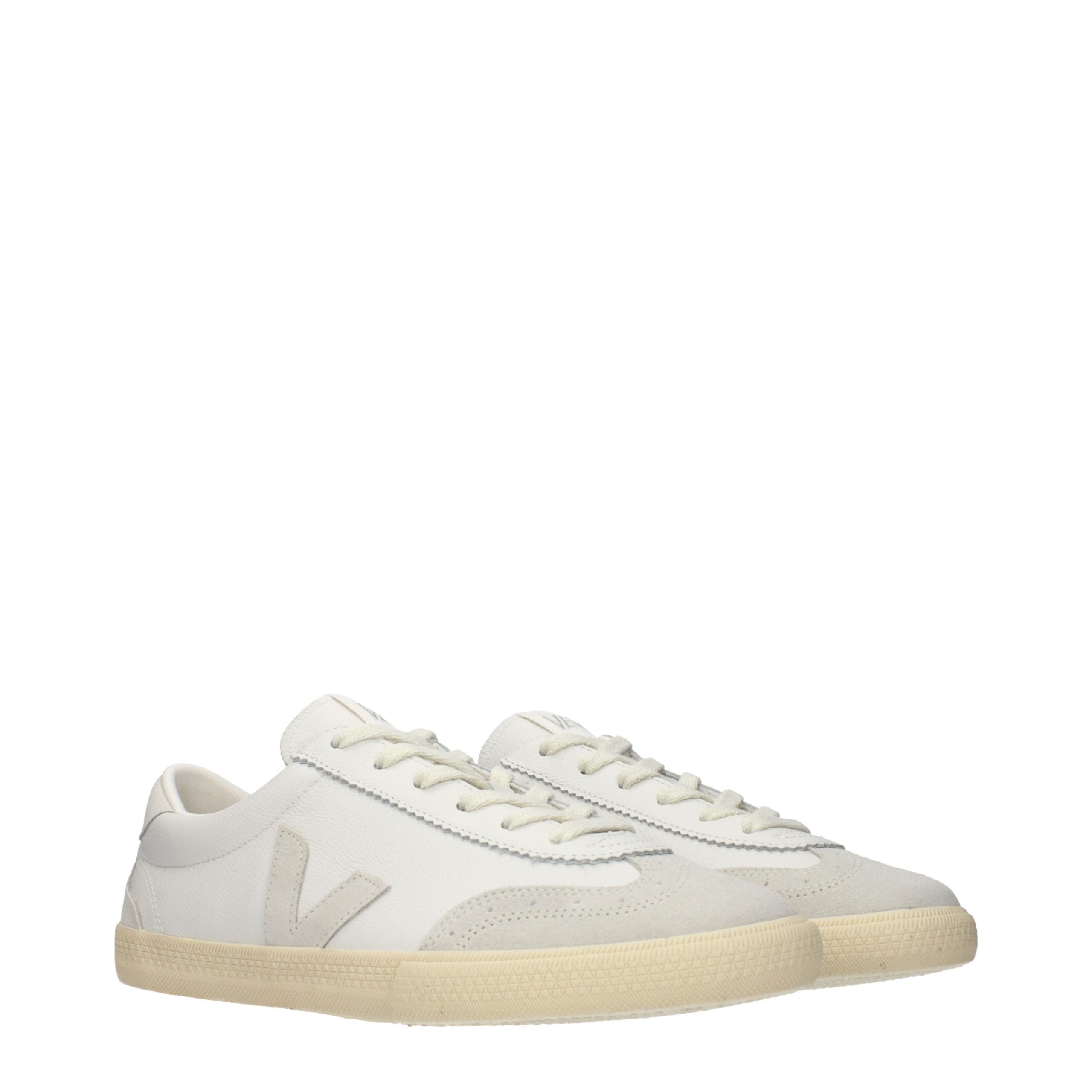 Veja White Leather Sneakers