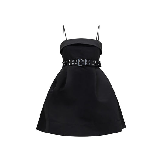 Vestito casual in poliestere nero Ganni