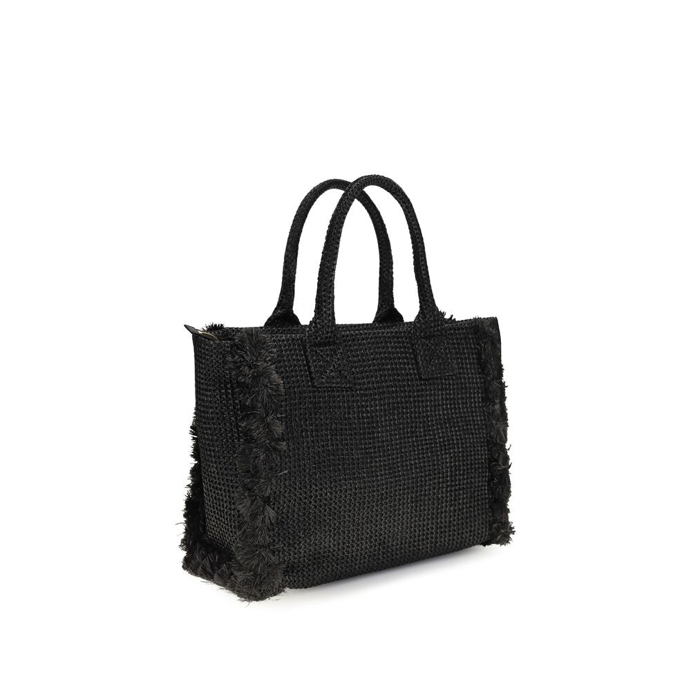 Borsa a Tracolla PINKO in Rafia Nera