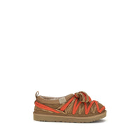 UGG Sandali multicolor in pelle scamosciata con cinturino