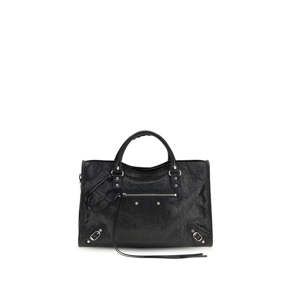 Borsa a Tracolla Balenciaga Nera in Agnello Ovis Aries Aries