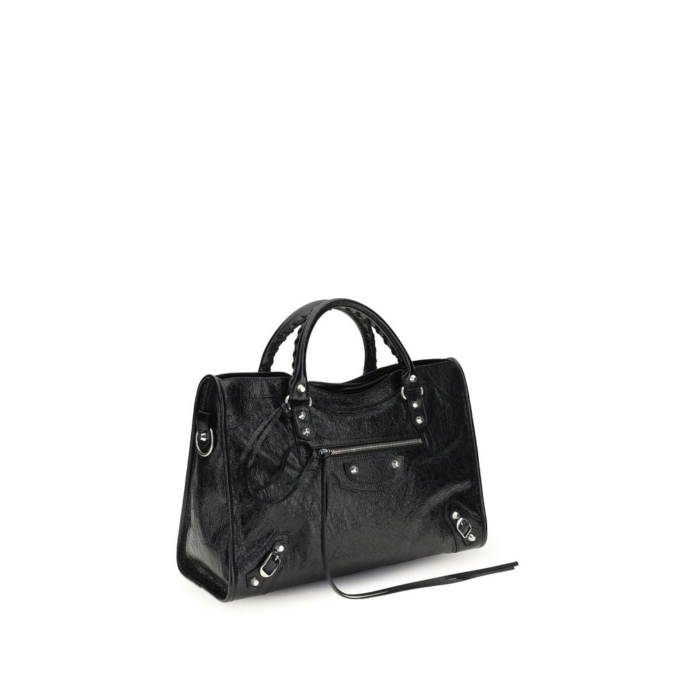 Borsa a Tracolla Balenciaga Nera in Agnello Ovis Aries Aries
