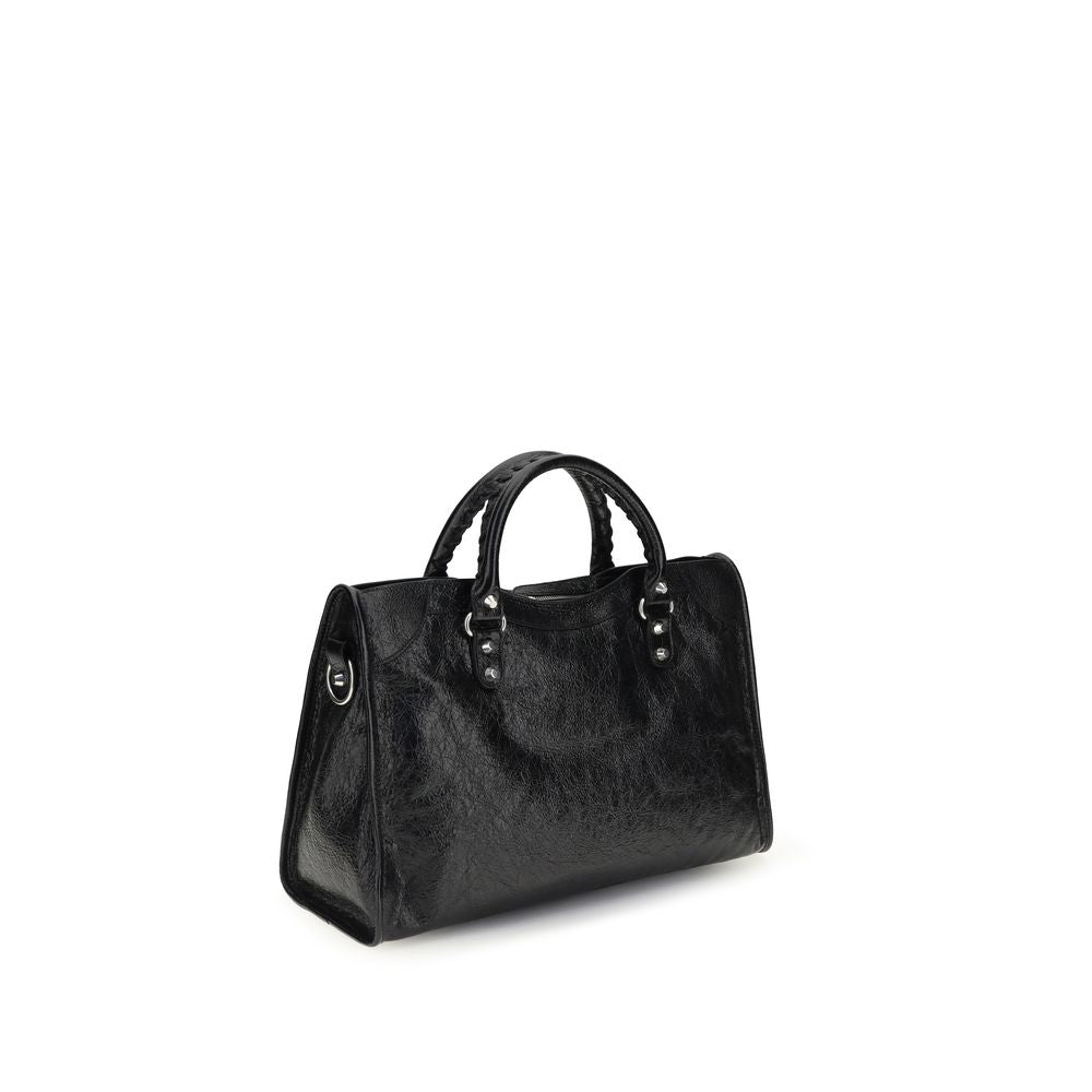 Borsa a Tracolla Balenciaga Nera in Agnello Ovis Aries Aries