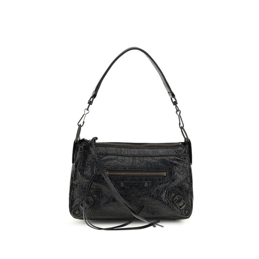 Sac bandoulière Balenciaga en agneau noir Ovis Aries Aries