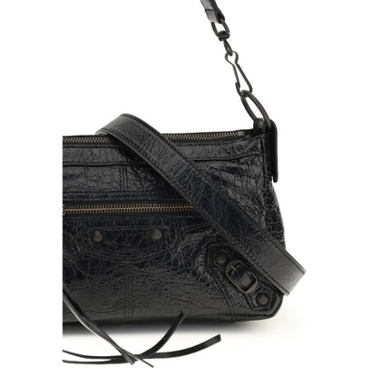 Borsa a Tracolla Balenciaga Nera in Agnello Ovis Aries Aries