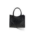 Borsa a Tracolla Balenciaga Nera in Agnello Ovis Aries Aries