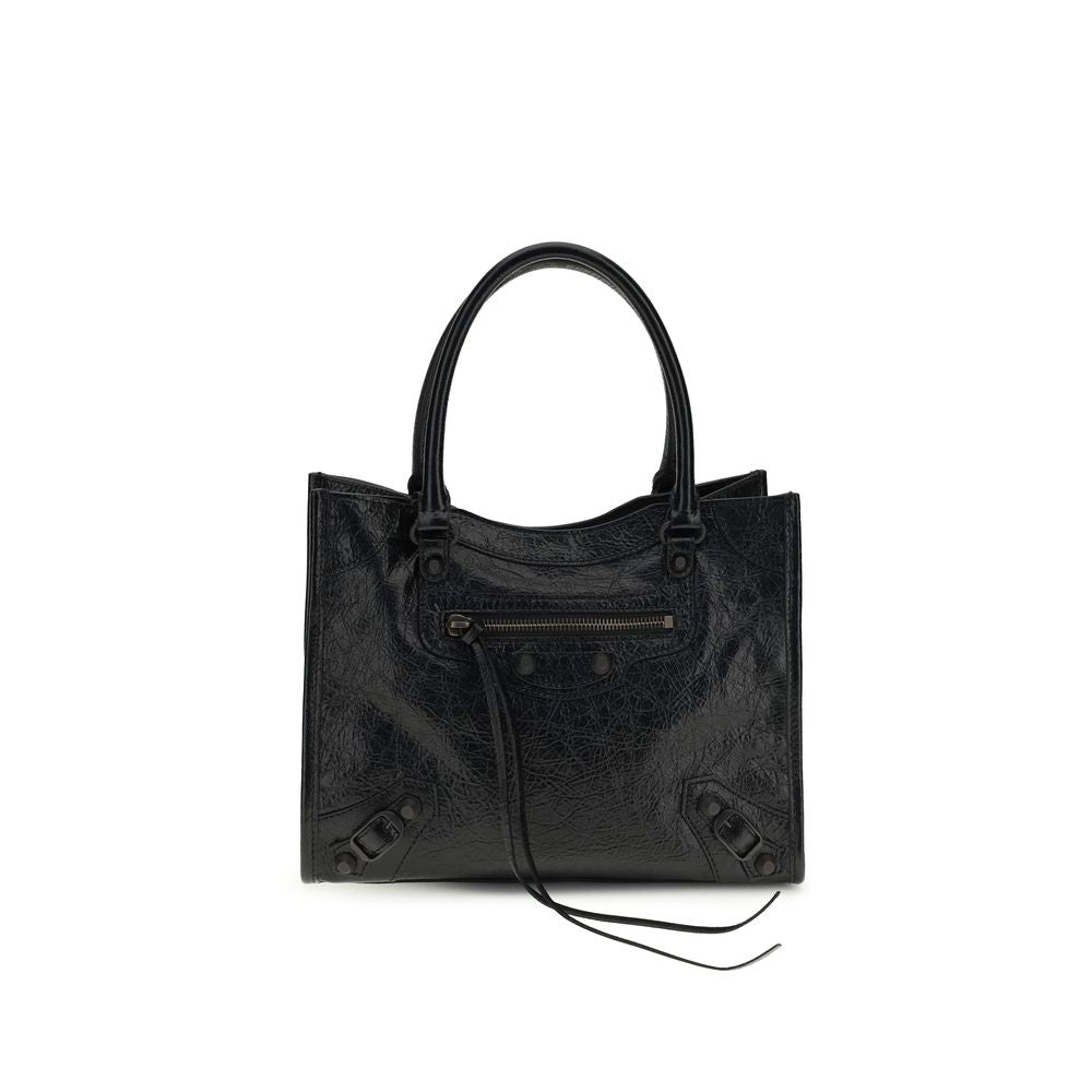 Borsa a Tracolla Balenciaga Nera in Agnello Ovis Aries Aries