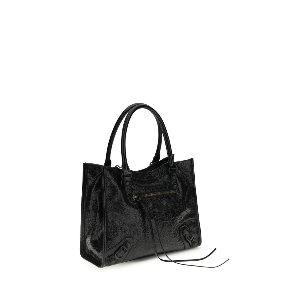 Borsa a Tracolla Balenciaga Nera in Agnello Ovis Aries Aries