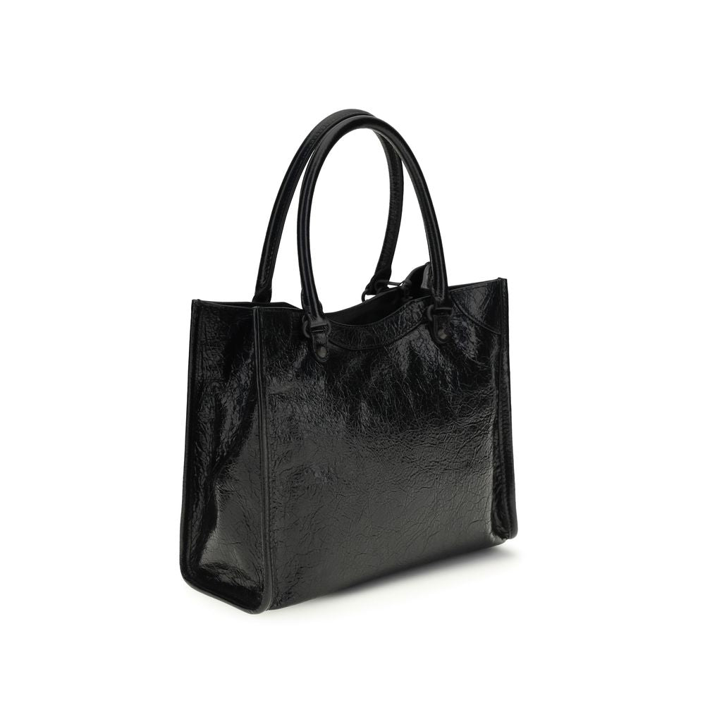 Borsa a Tracolla Balenciaga Nera in Agnello Ovis Aries Aries