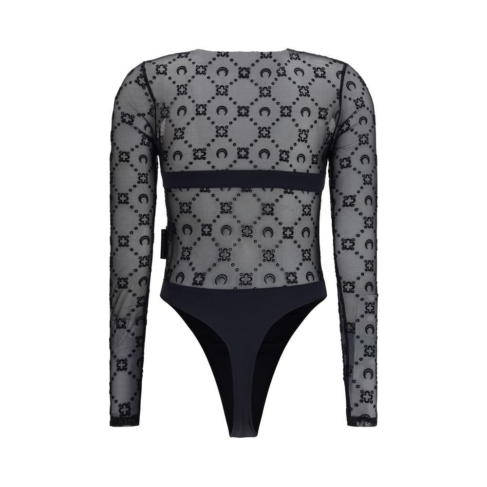 Body in poliammide nero Marine Serre