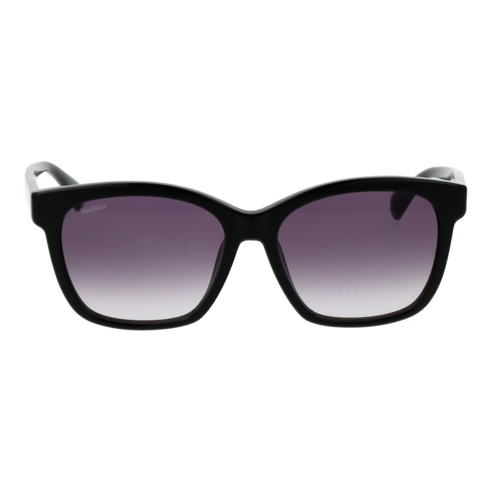 Lunettes de soleil Max Mara noires en acétate