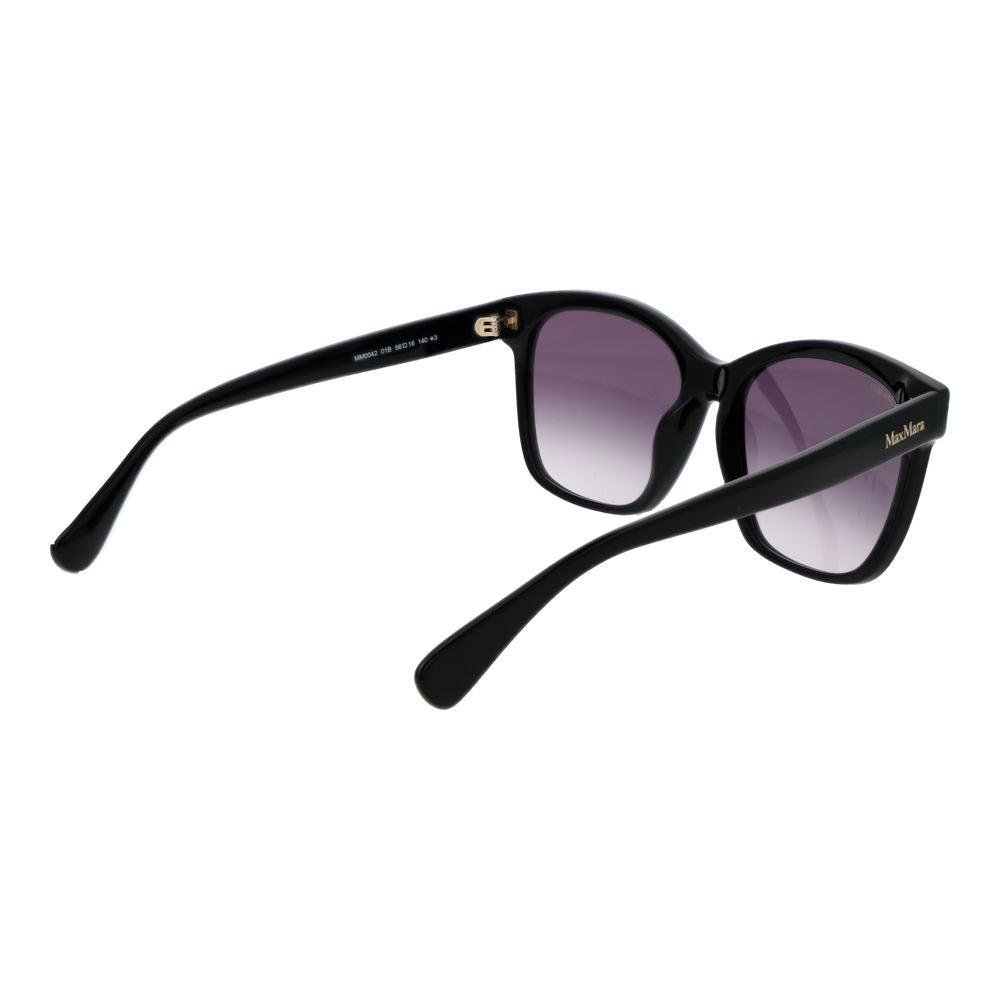 Lunettes de soleil Max Mara noires en acétate