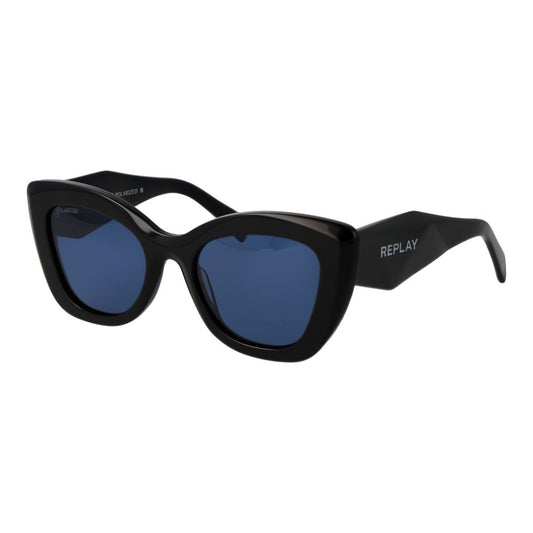 Occhiali da sole Replay in acetato nero