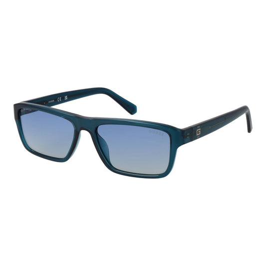 Occhiali da sole in plastica blu Guess