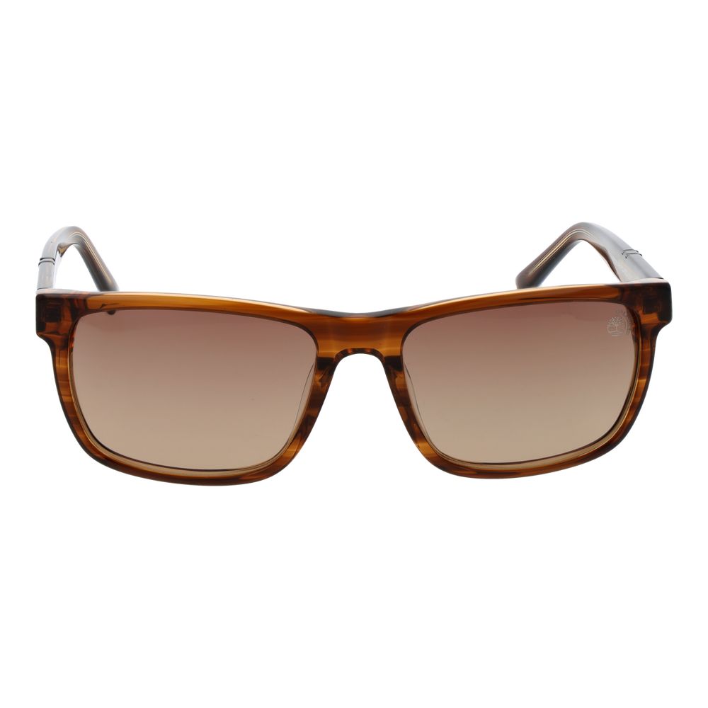 Occhiali da sole Timberland in acetato marrone