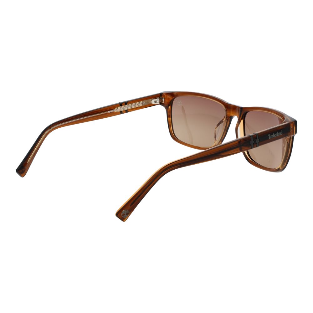 Occhiali da sole Timberland in acetato marrone