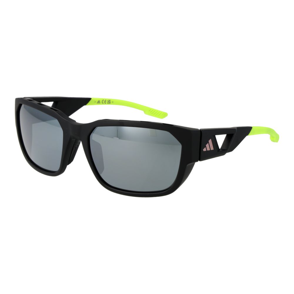 Lunettes de soleil noires en plastique Adidas