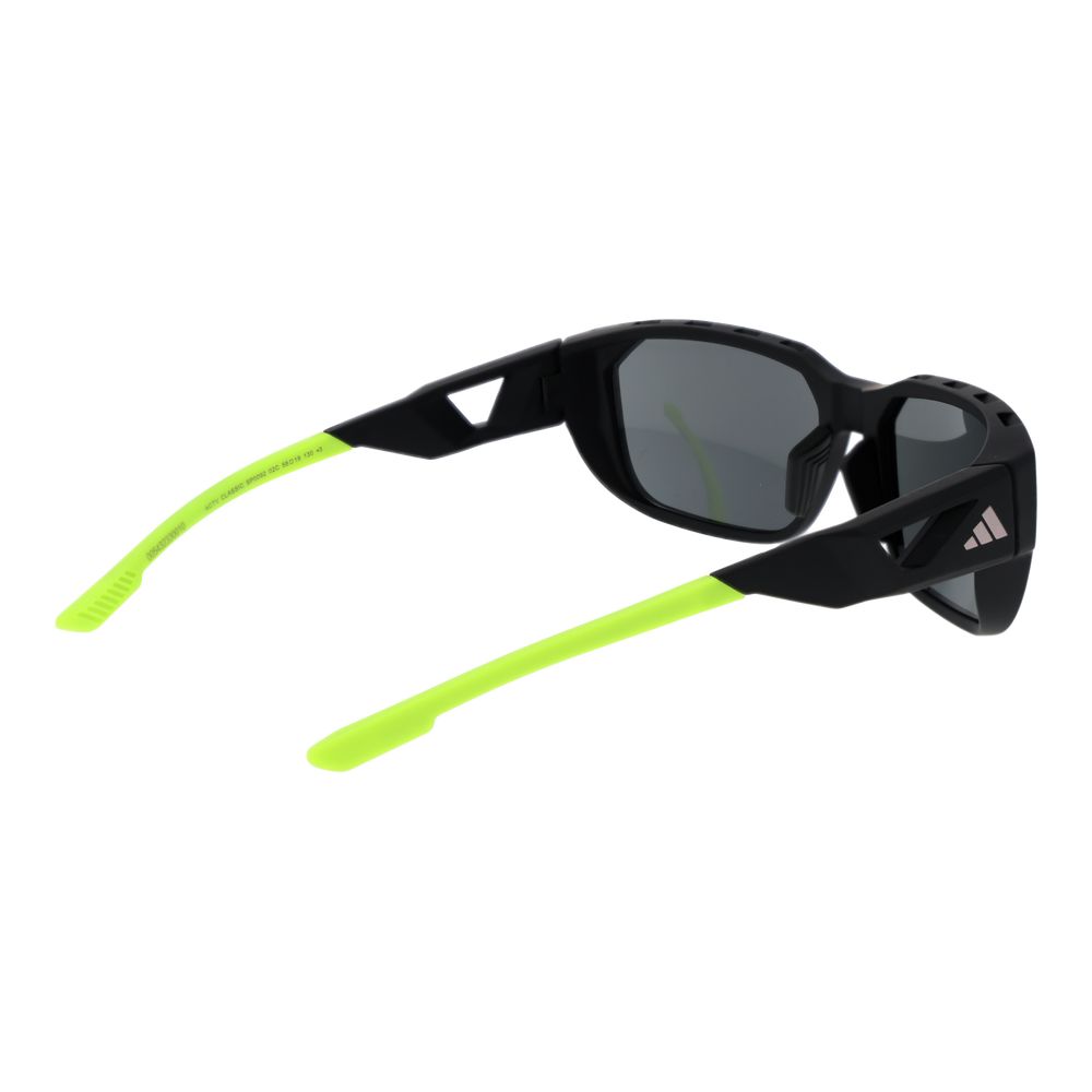 Lunettes de soleil noires en plastique Adidas