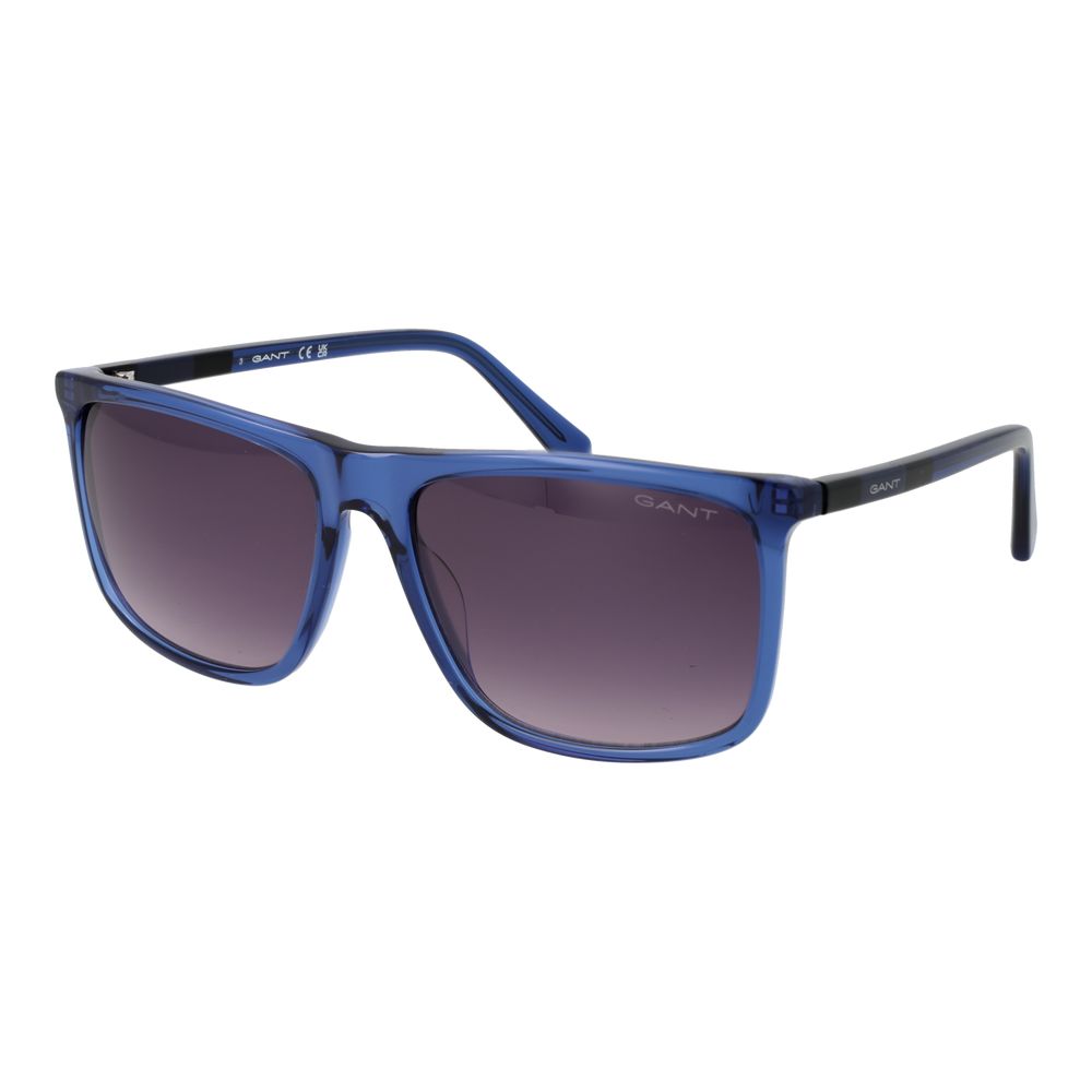 Occhiali da Sole Gant in Plastica Blu