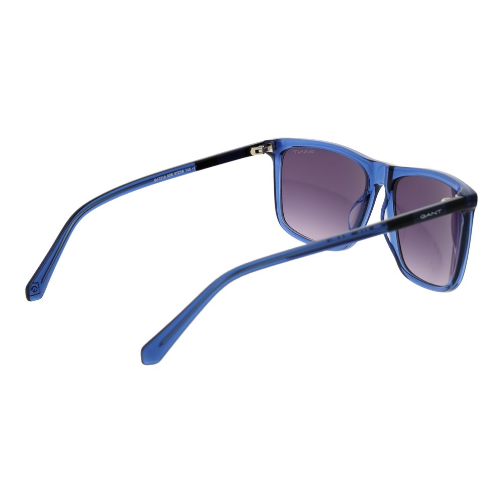 Occhiali da Sole Gant in Plastica Blu