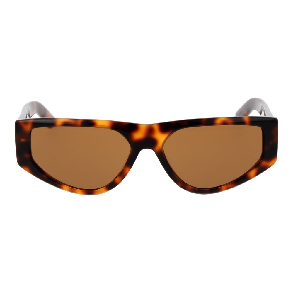 Lunettes de soleil GCDS en plastique marron