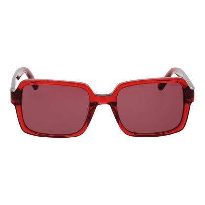 Lunettes de soleil rouges en plastique GCDS