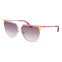 Occhiali da sole Guess in metallo color oro rosa