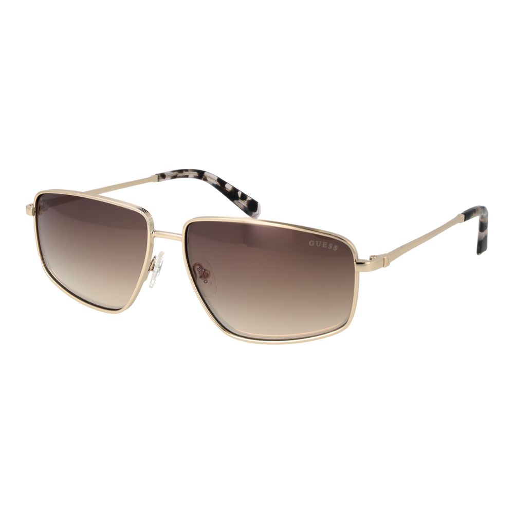 Occhiali da sole Guess con montatura in metallo dorato