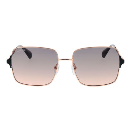 Occhiali da sole Max & Co in metallo color oro rosa