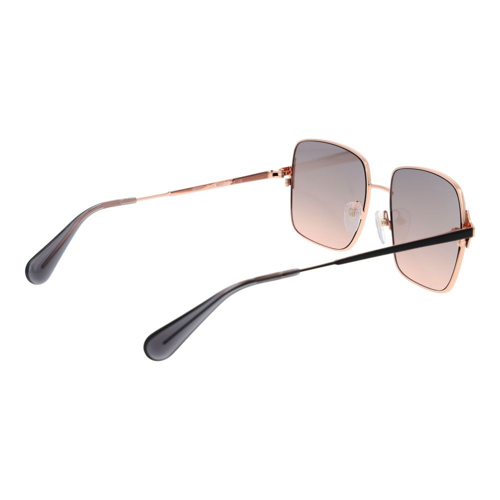 Lunettes de soleil en métal doré rose Max & Co