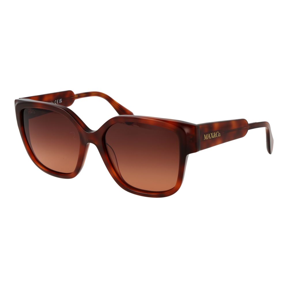 Occhiali da sole Max & Co in plastica marrone