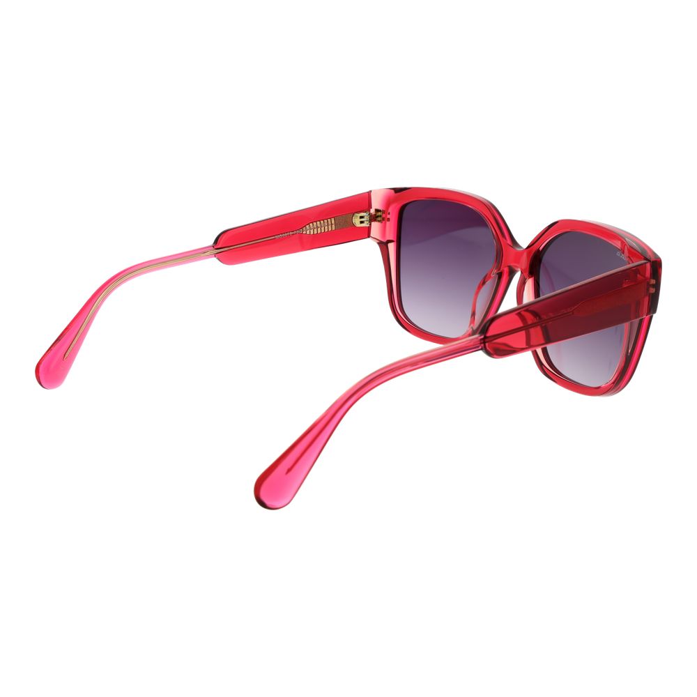 Lunettes de soleil en plastique rose Max & Co