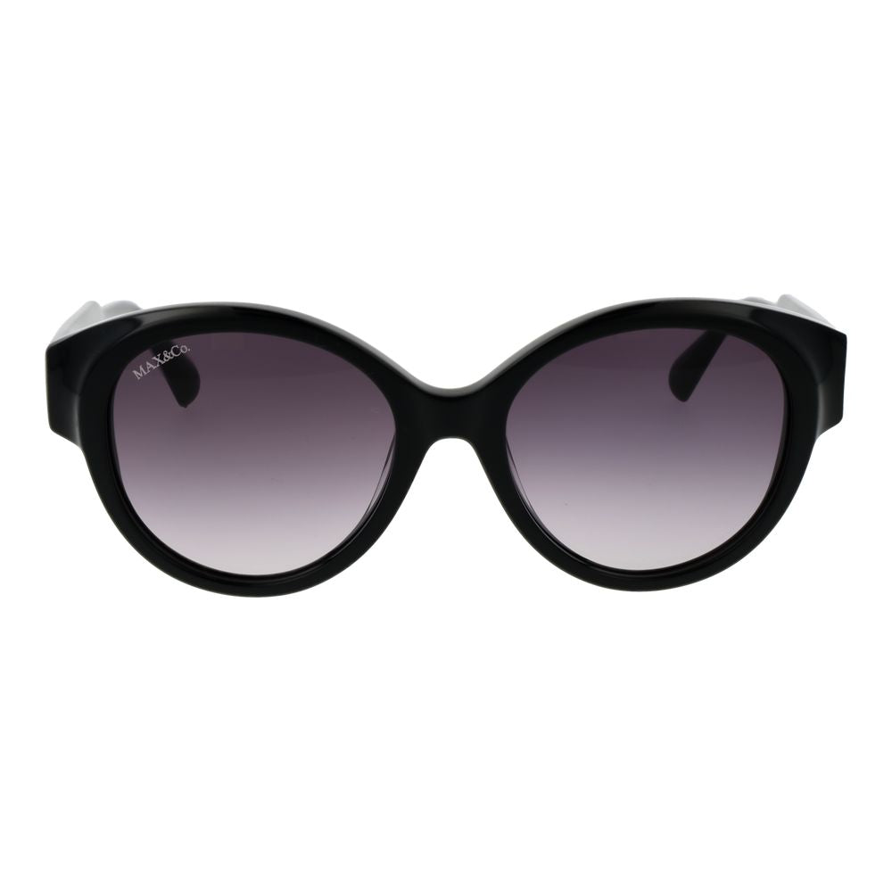 Occhiali da sole in plastica nera Max & Co