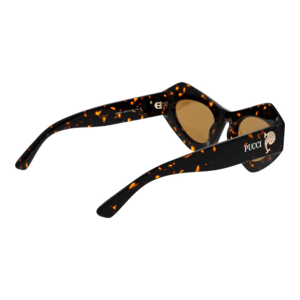 Occhiali da sole Emilio Pucci marroni in plastica