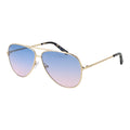 Lunettes de soleil Emilio Pucci en métal doré