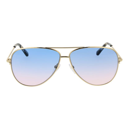 Lunettes de soleil Emilio Pucci en métal doré
