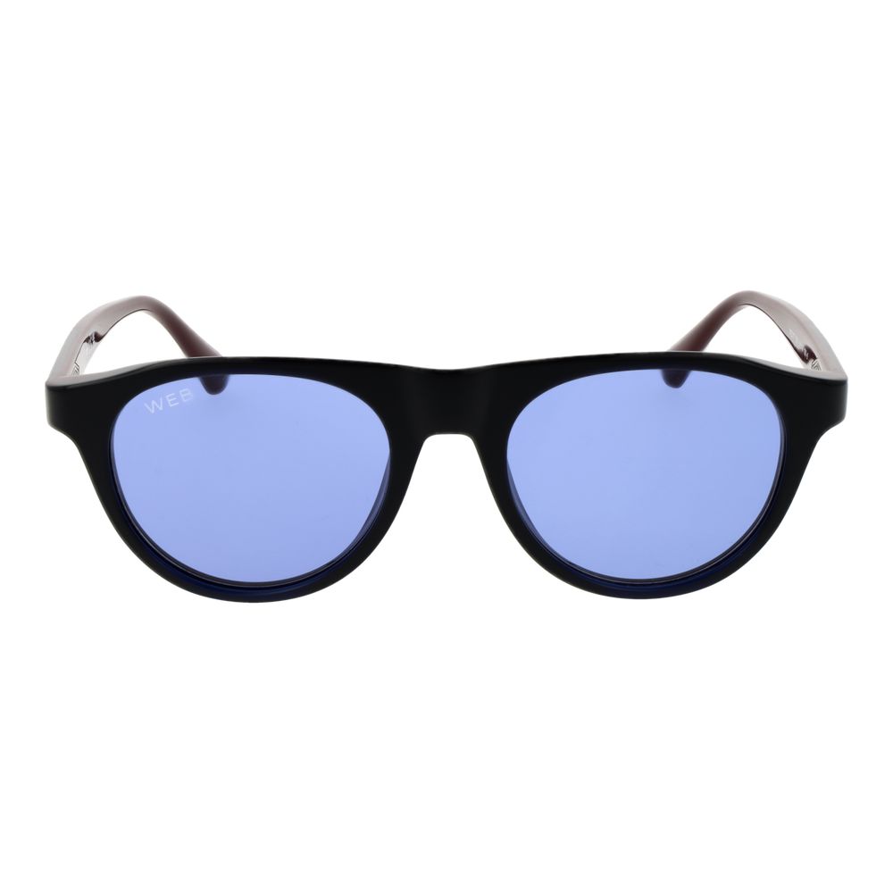 Occhiali da sole in plastica blu Web