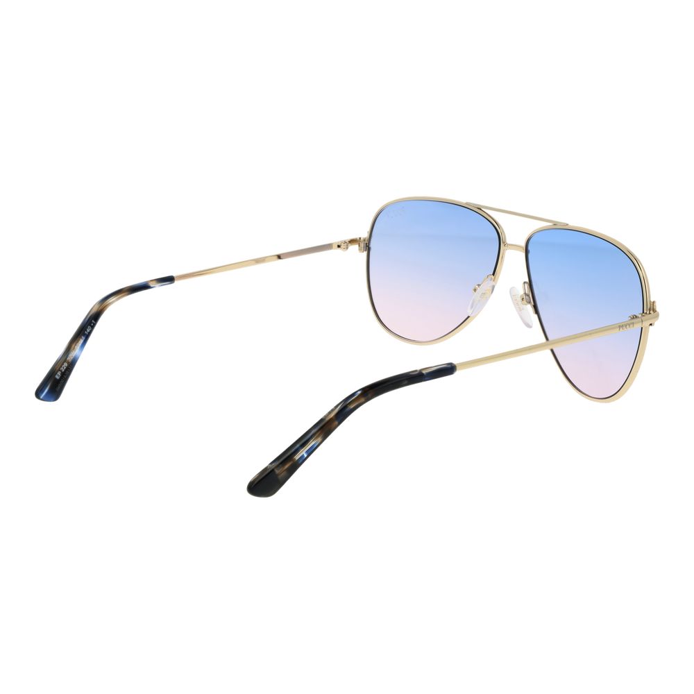 Lunettes de soleil Emilio Pucci en métal doré