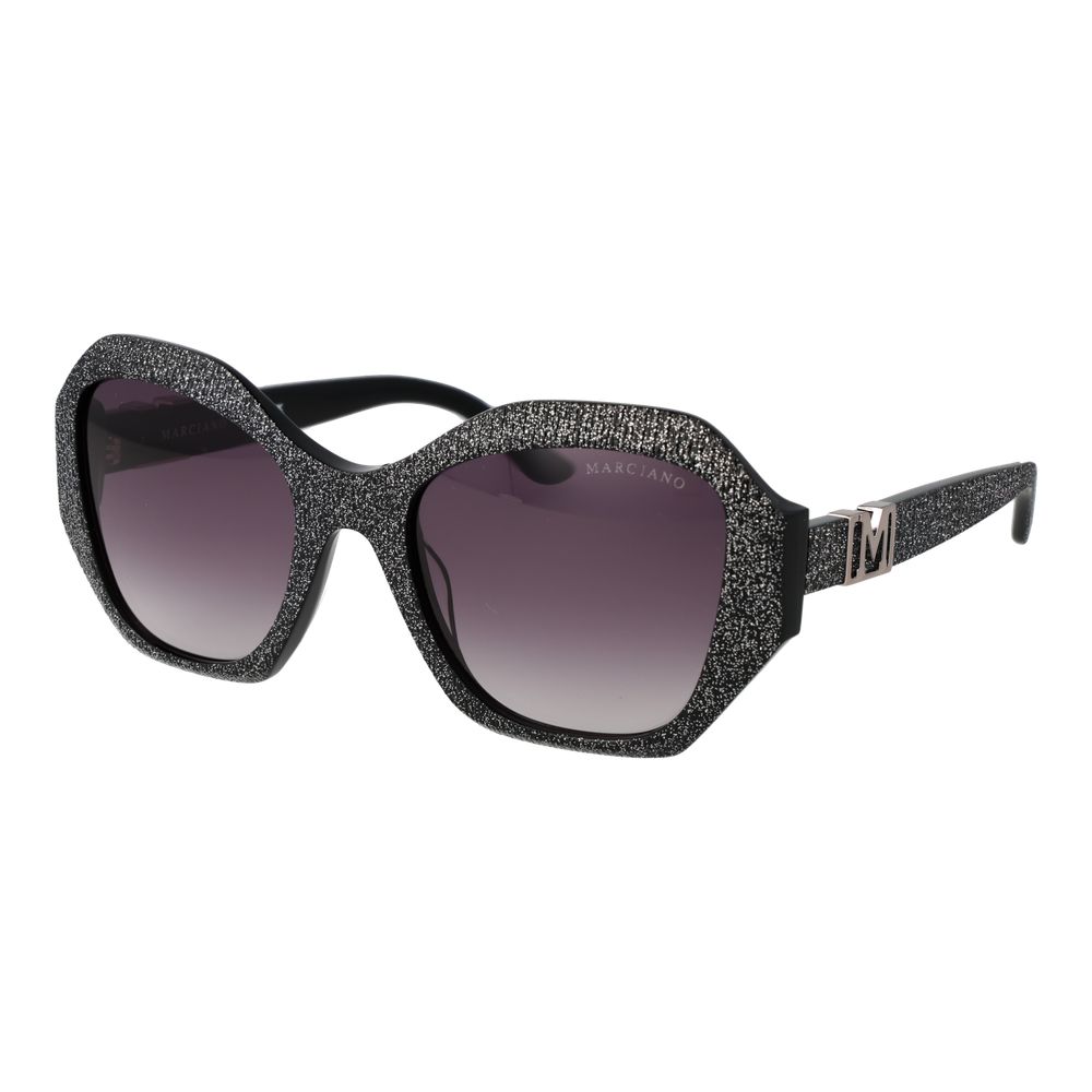 Occhiali da sole in plastica nera Marciano by Guess