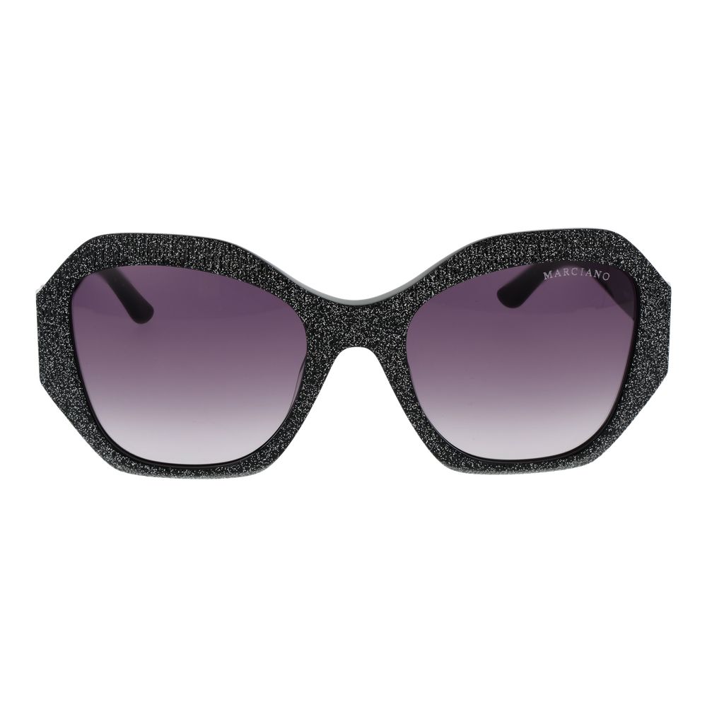 Occhiali da sole in plastica nera Marciano by Guess