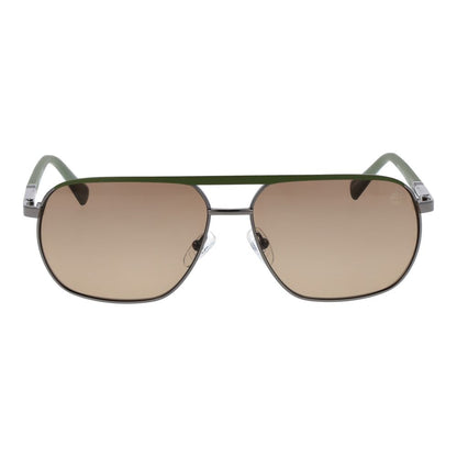 Lunettes de soleil Timberland en métal gris