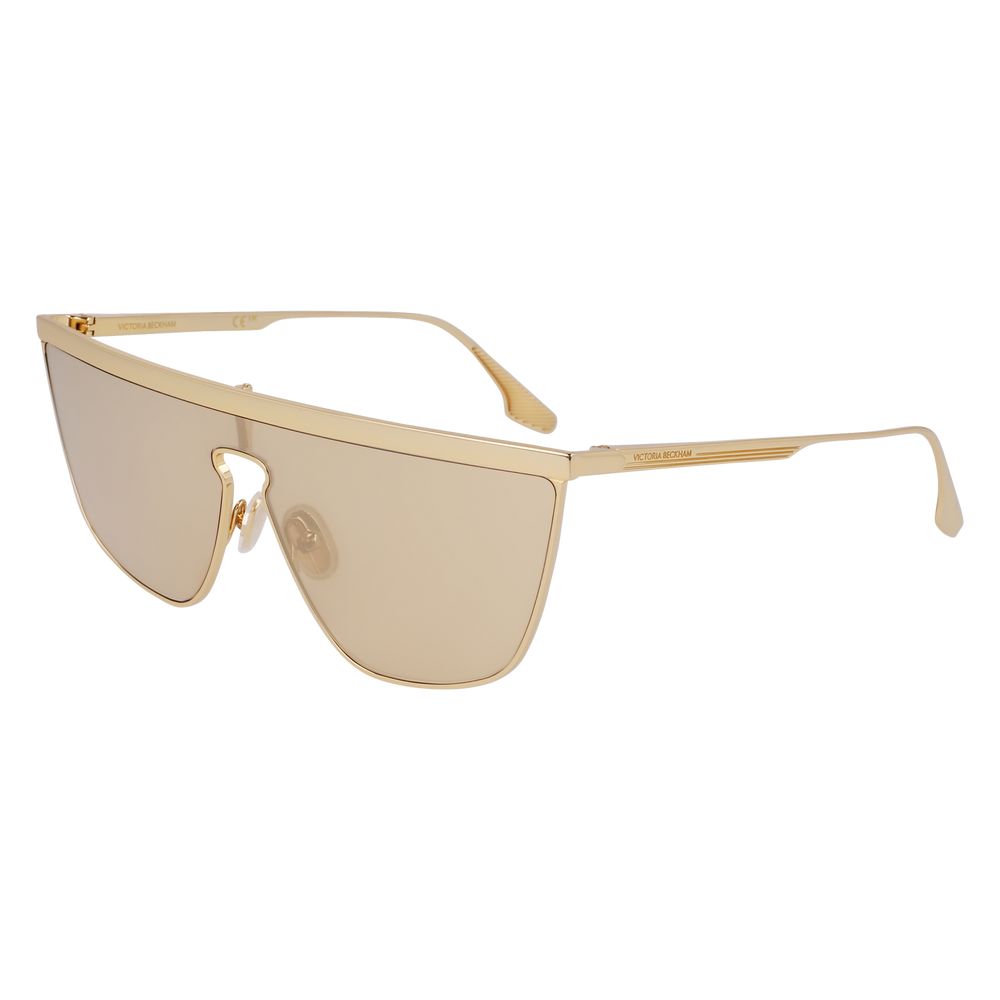 Occhiali da sole Victoria Beckham in metallo dorato